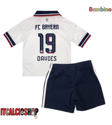 Bayern Munich Alphonso Davies #19 Seconda Maglia Bambino 2026-27 Manica Corta (+ Pantaloni corti)
